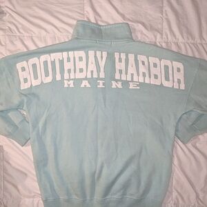 Boothbay Maine Spirit Jersey Quarter zip